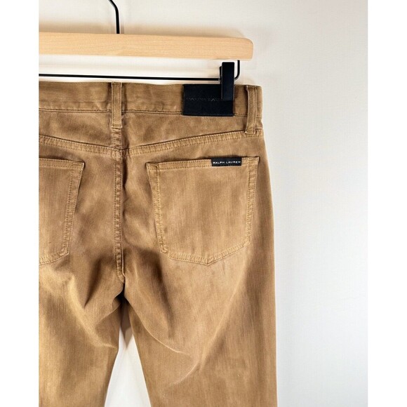 Ralph Lauren 380 Womens Jeans Brown Denim Bootcut Slim Low Rise Stretch Size 28 - Picture 8 of 11